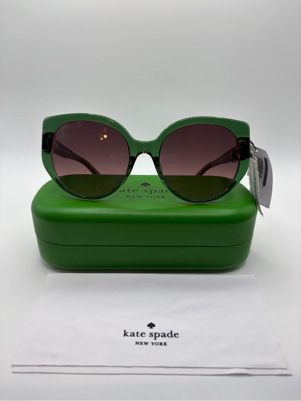 kate spade Green Frame Sunglasses